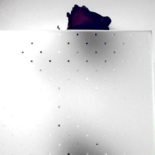 Ornamentglas "Pave", klar 