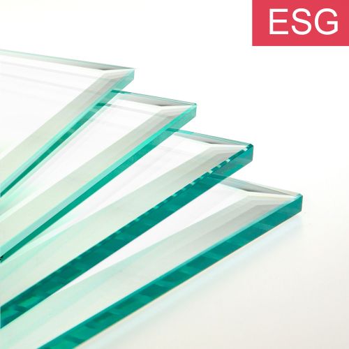 Normales klares Glas mit Facettenschliff als ESG - Sicherheitsglas  Vorschaubild #1