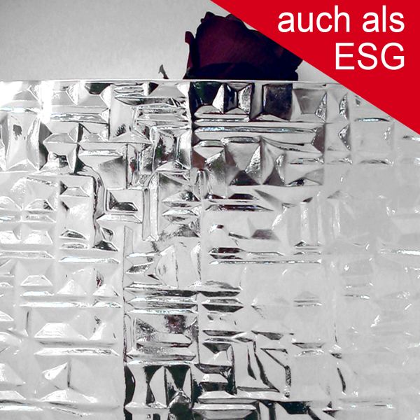 Ornamentglas "187 Abstracto" als ESG - Sicherheitsglas, klar   