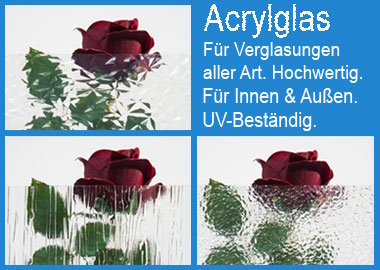 Acryglas mit Struktur